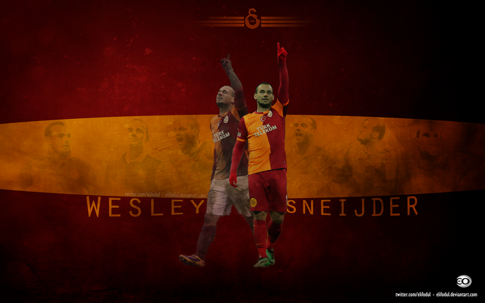 Wesley Sneijder Galatasaray Football Art