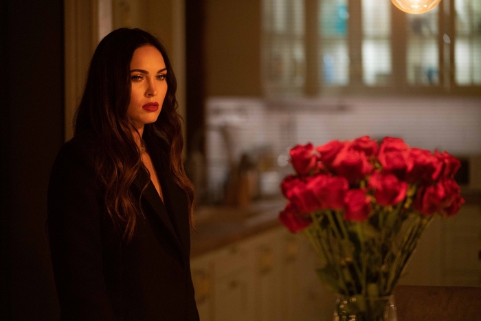 Megan Fox with Red Roses