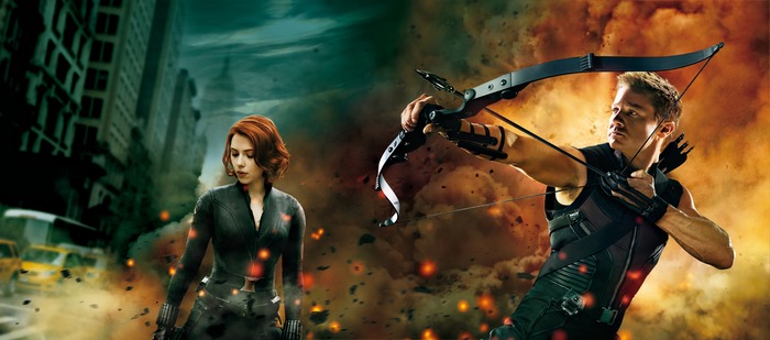 The Avengers: Black Widow and Hawkeye