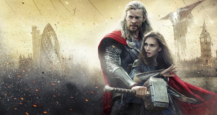 Thor and Jane Foster in London Battle