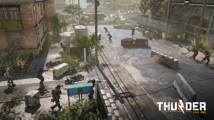Thunder Tier One intense urban firefight