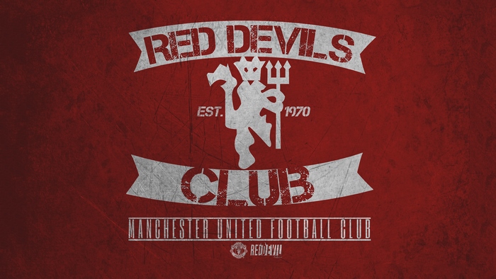 Red Devils Manchester United Football Club Logo