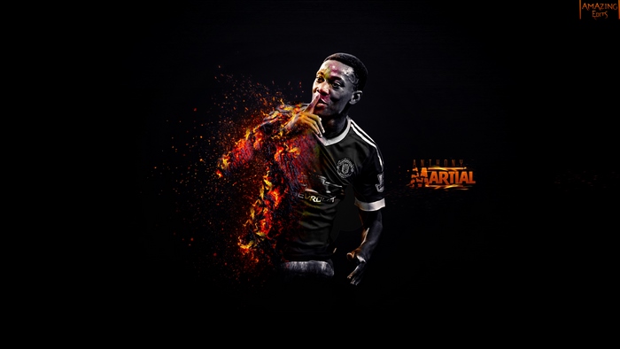 Anthony Martial Manchester United fiery shush
