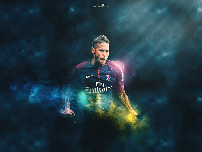 Neymar PSG dynamic art