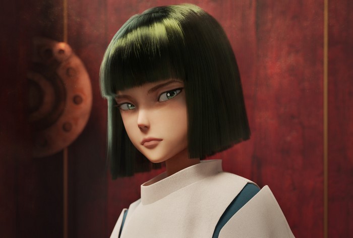 Haku from Spirited Away Portrait