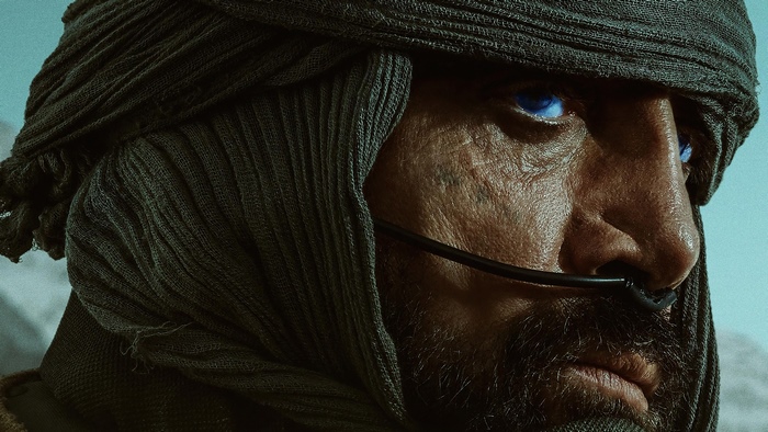 Javier Bardem as Stilgar with blue eyes