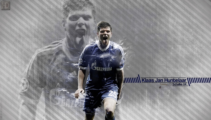 Klaas-Jan Huntelaar Schalke 04 celebration HD