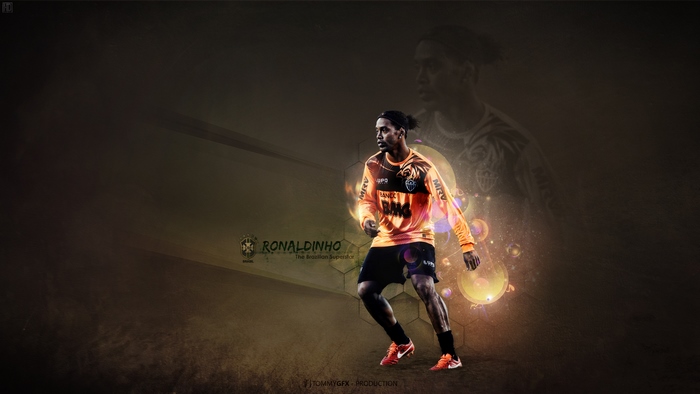 Ronaldinho in Dynamic Soccer Action