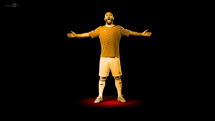 Daniele De Rossi Italian Soccer Player Celebrating