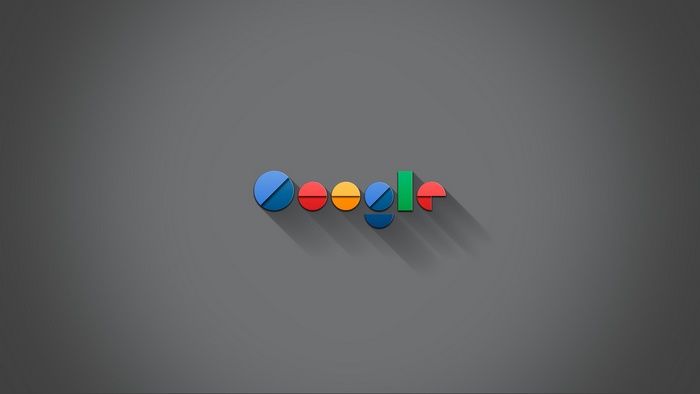 Google colorful geometric flat design logo