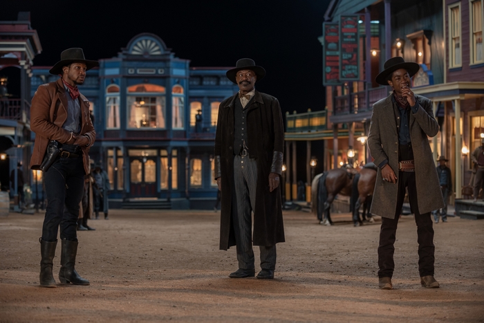 The Harder They Fall 4K, Jonathan Majors, RJ Cyler, Delroy Lindo