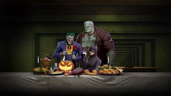Joker, Catwoman, Solomon Grundy Halloween Dinner