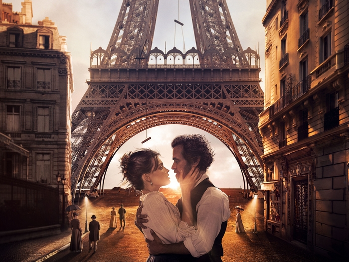 Emma Mackey and Romain Duris: Eiffel Tower Romance