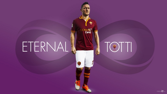 Francesco Totti Eternal A.S. Roma Football Tribute