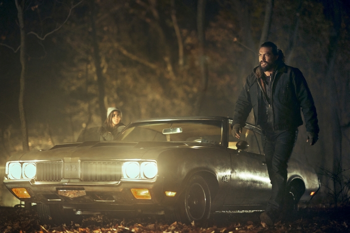 Jason Momoa and Isabela Merced in Sweet Girl movie