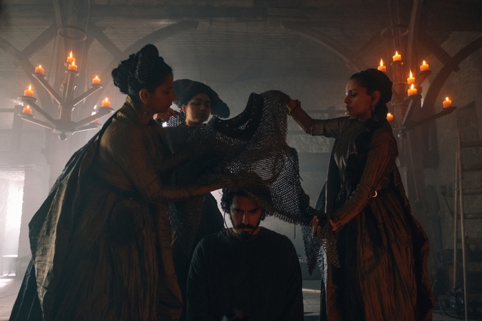 The Green Knight: Dev Patel's chainmail ceremony