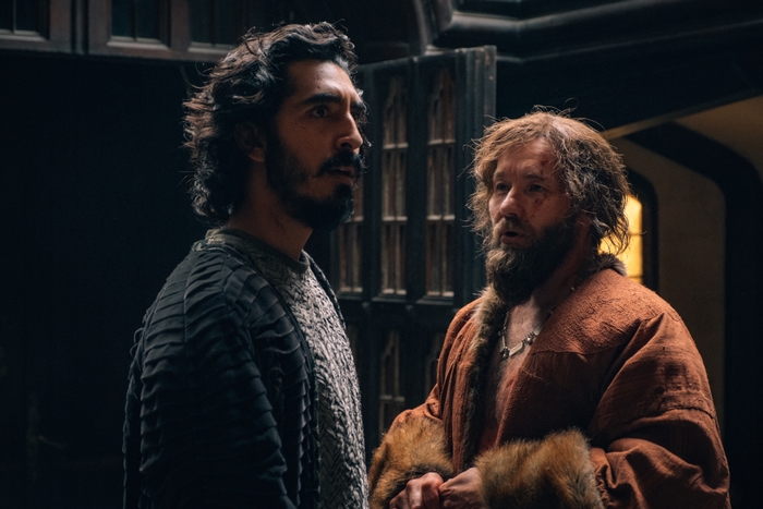 Dev Patel and Joel Edgerton in The Green Knight