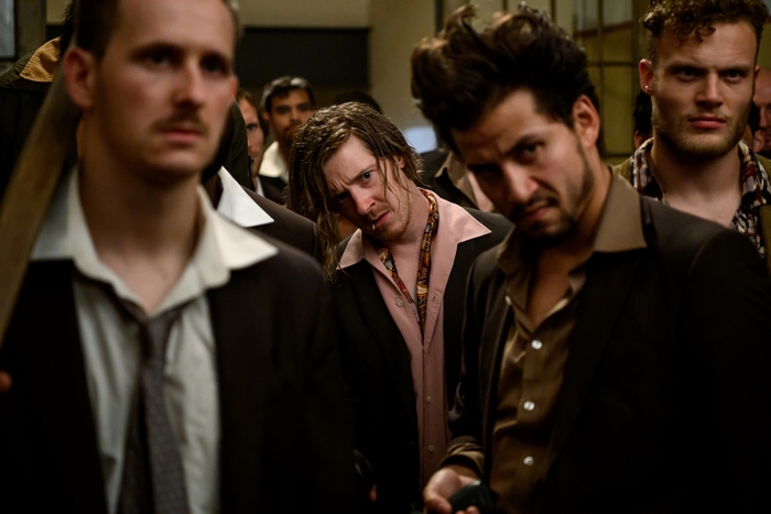 Adam Nagaitis and menacing men in Gunpowder Milkshake