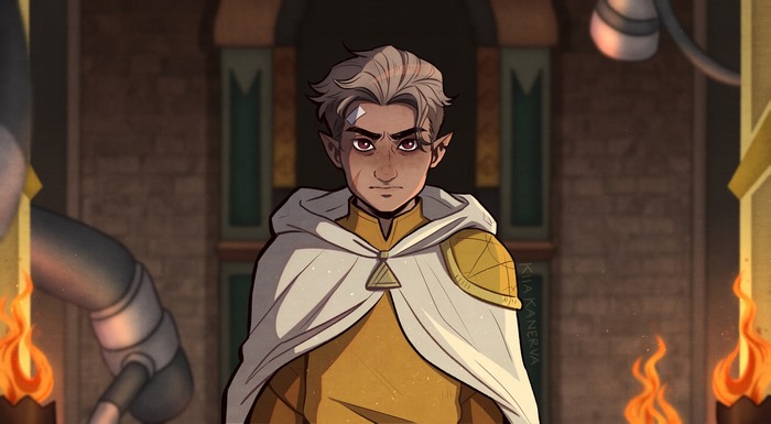 Hunter from The Owl House with Pointed Ears