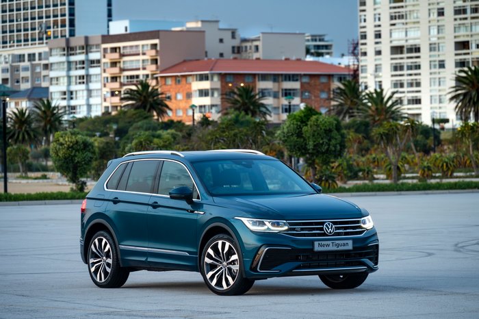 Blue 2021 Volkswagen Tiguan R-Line SUV