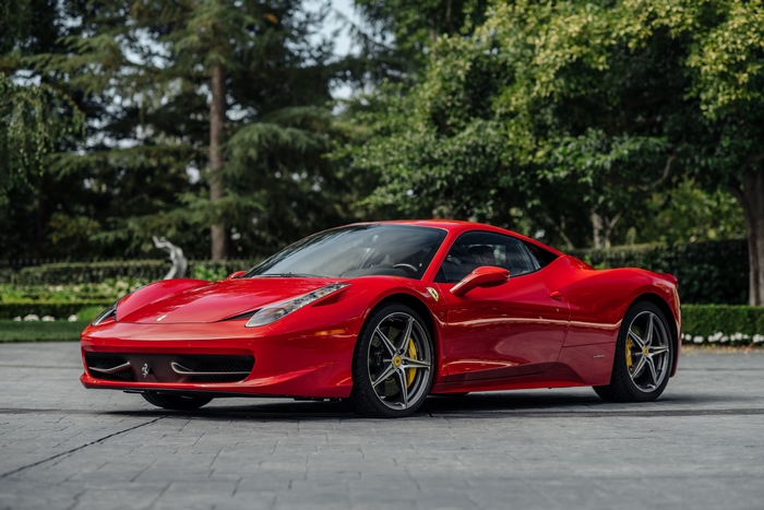 Stunning Red Ferrari 458 Italia Supercar