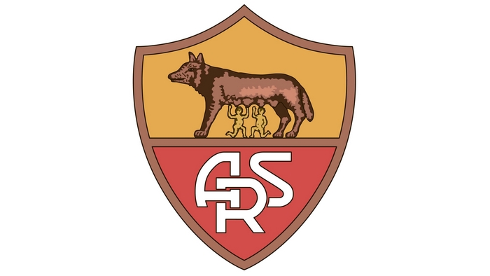A.S. Roma Soccer Club Logo Emblem