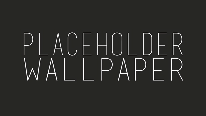 Minimalist Black and White Placeholder Typography