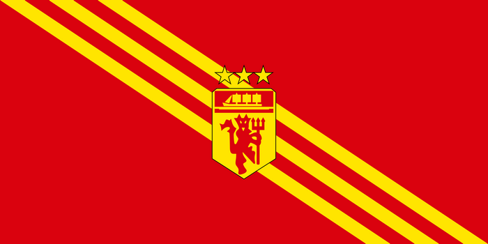 Manchester United F.C. Flag with Emblem