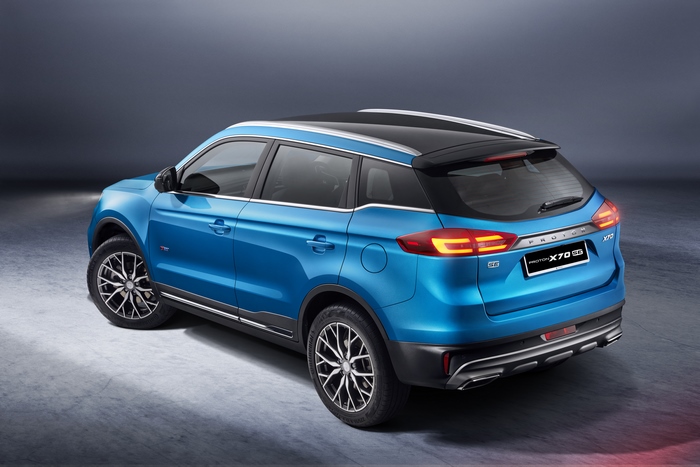 Blue 2021 Proton X70 Special Edition SUV