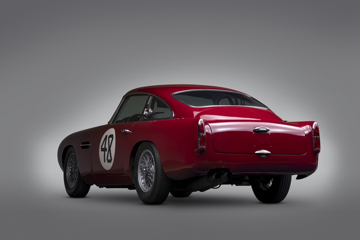 Red Aston Martin DB4 GT Lightweight Grand Tourer