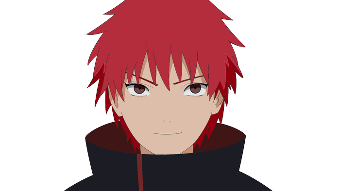 Sasori from Naruto Shippuden with Red Hair