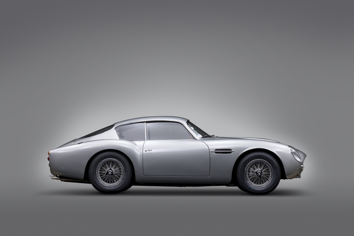 Grey 1962 Aston Martin DB4 GTZ Grand Tourer