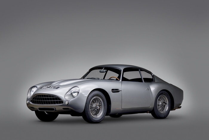 Grey 1962 Aston Martin DB4 GTZ Grand Tourer