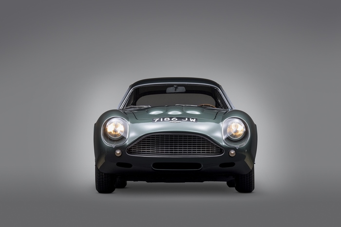 Classic Aston Martin DB4 GTZ Sanction II front view
