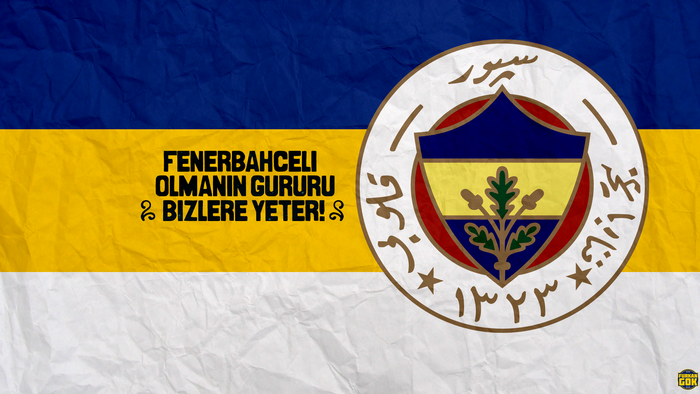 Fenerbahçe S.K. Emblem with Fan Pride Slogan