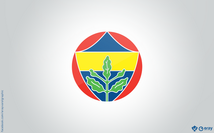 Fenerbahçe S.K. Soccer Club Stylized Logo Emblem