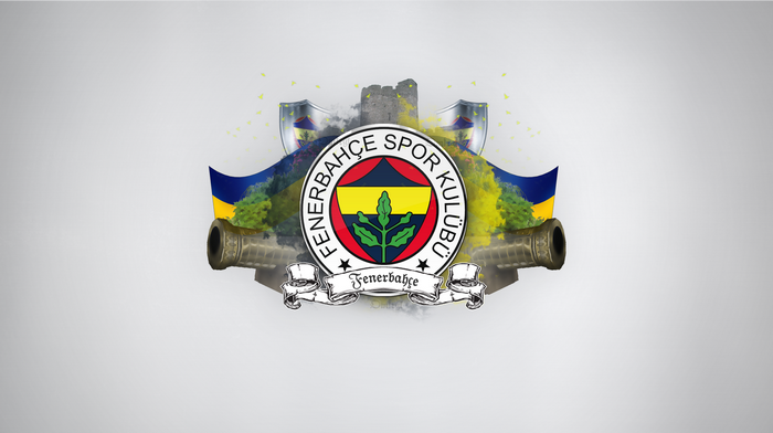 Fenerbahçe S.K. Soccer Emblem with Castle and Cannons
