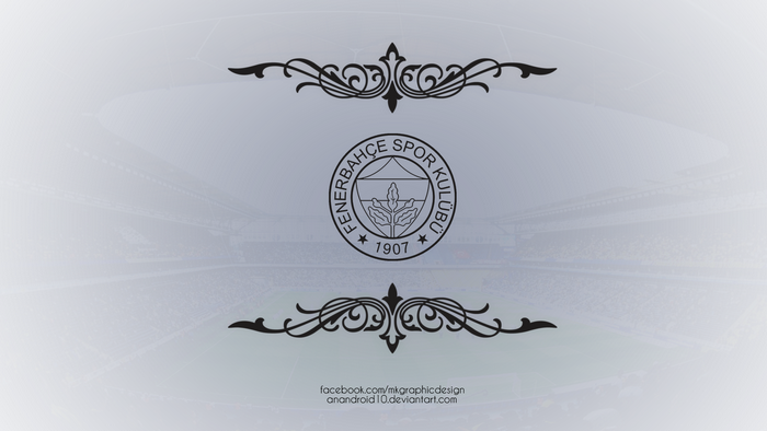 Fenerbahçe S.K. Logo with Soccer Stadium