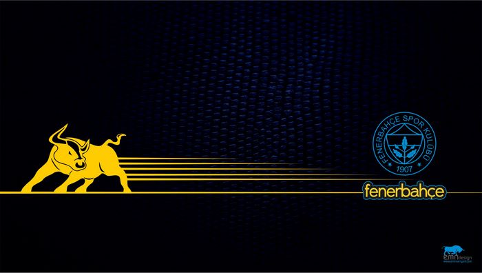 Fenerbahçe S.K. Soccer Logo and Yellow Bull