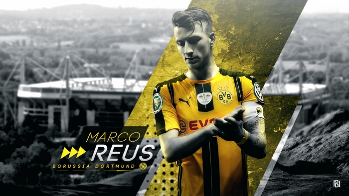 Marco Reus Borussia Dortmund Player Stadium Art
