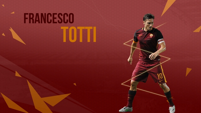 Francesco Totti A.S. Roma Football Player