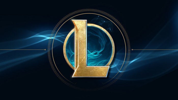 League of Legends Blue and Gold Emblem