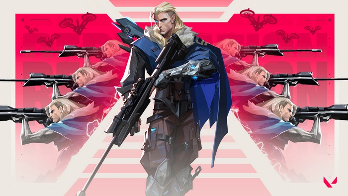 Sova Valorant with Sniper Rifle and Clones