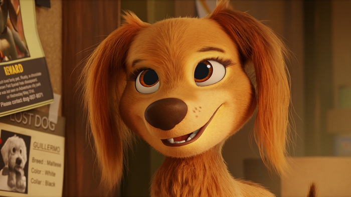 Paw Patrol: The Movie Liberty smiling close-up