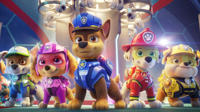 Paw Patrol: The Movie Team in Action
