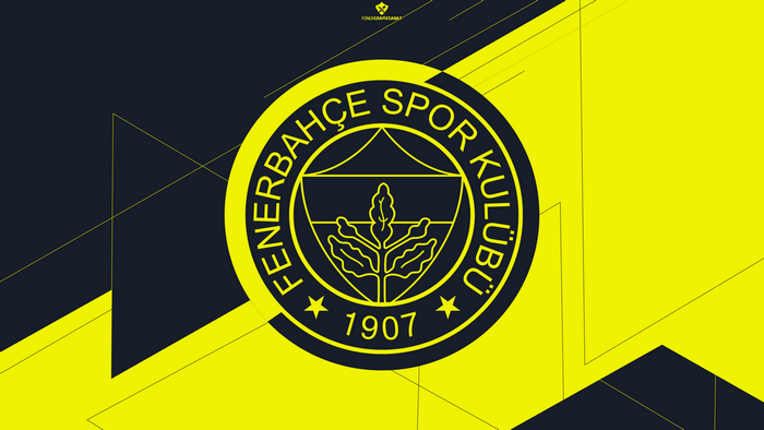 Fenerbahçe S.K. Emblem Yellow Blue Geometric Design