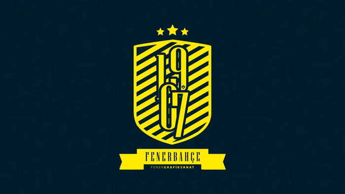 Fenerbahçe S.K. Yellow 1907 Logo Emblem