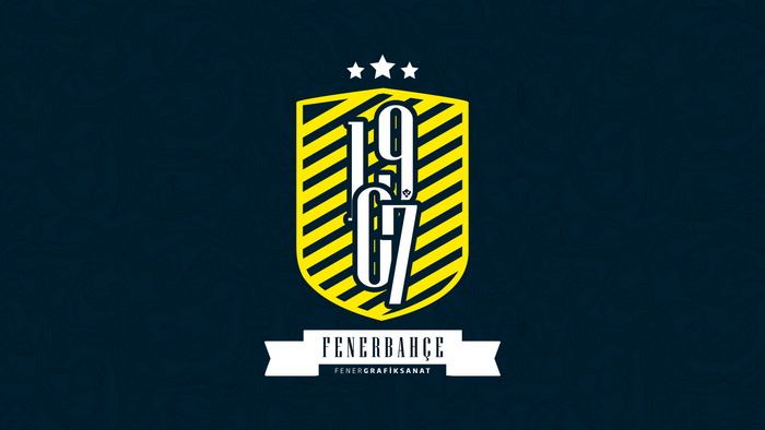 Fenerbahçe S.K. 1967 Striped Shield Logo