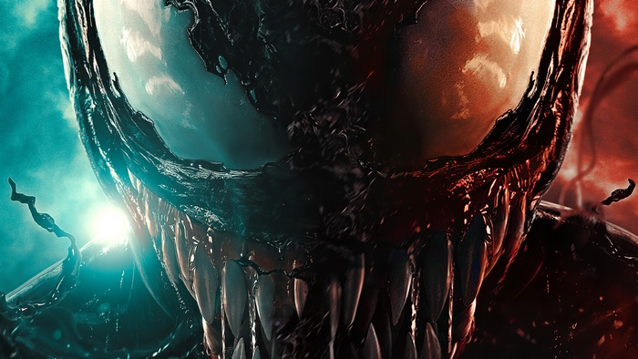 Carnage and Venom Split Face