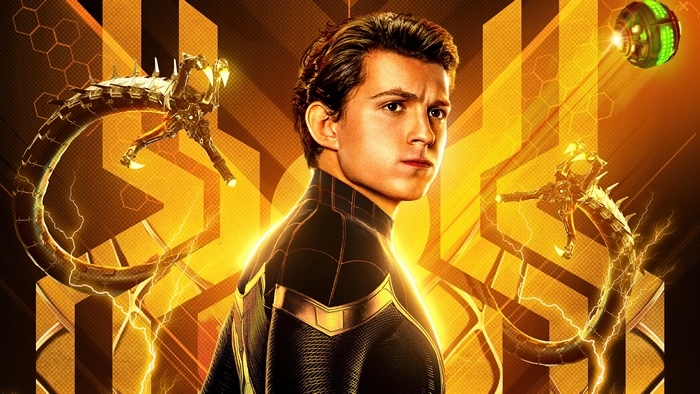 Tom Holland as Spider-Man with Mechanical Arms 4K